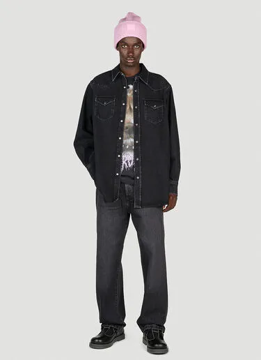 Acne Studios  |Denim Street Style Long Sleeves Cotton Oversized Designers