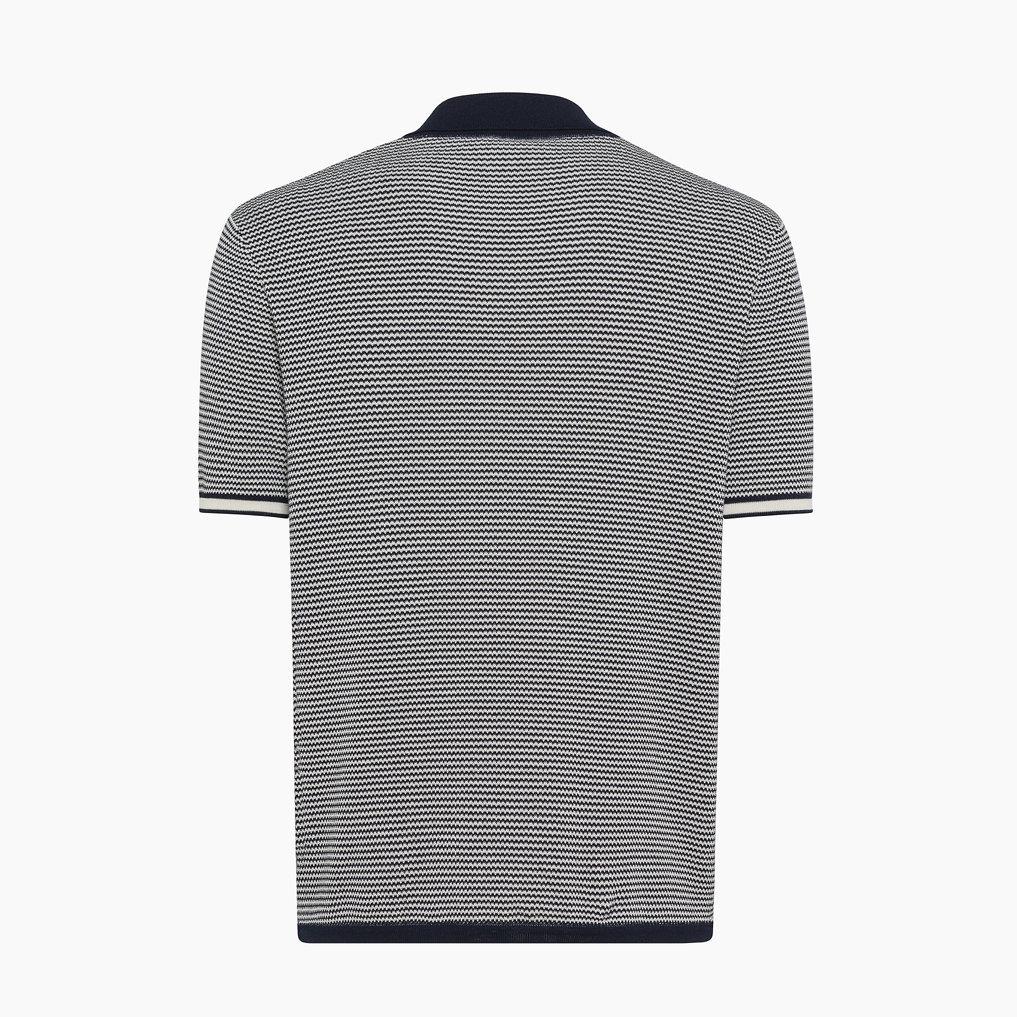 Adley short-sleeve knitted polo in Cotton