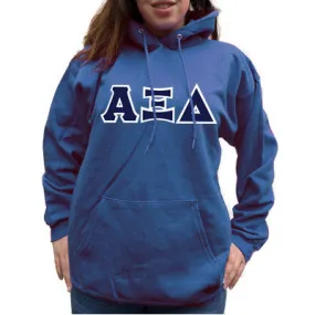 Alpha Xi Delta Hanes 10oz. Hoodie - Hanes F170 - TWILL