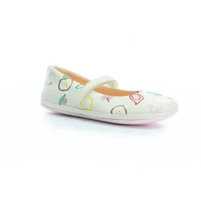 ballet flats Camper White Sella Houston Fruit (K804865-001) K