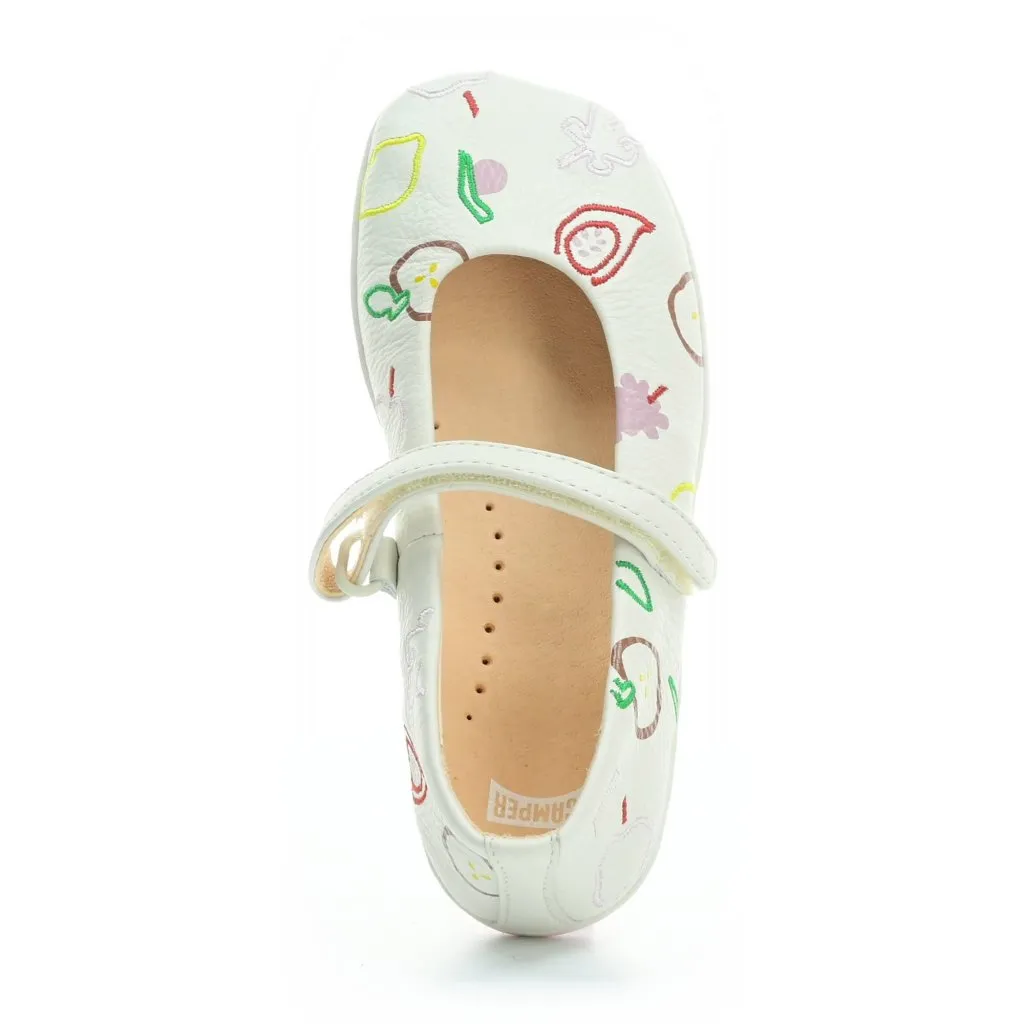 ballet flats Camper White Sella Houston Fruit (K804865-001) K