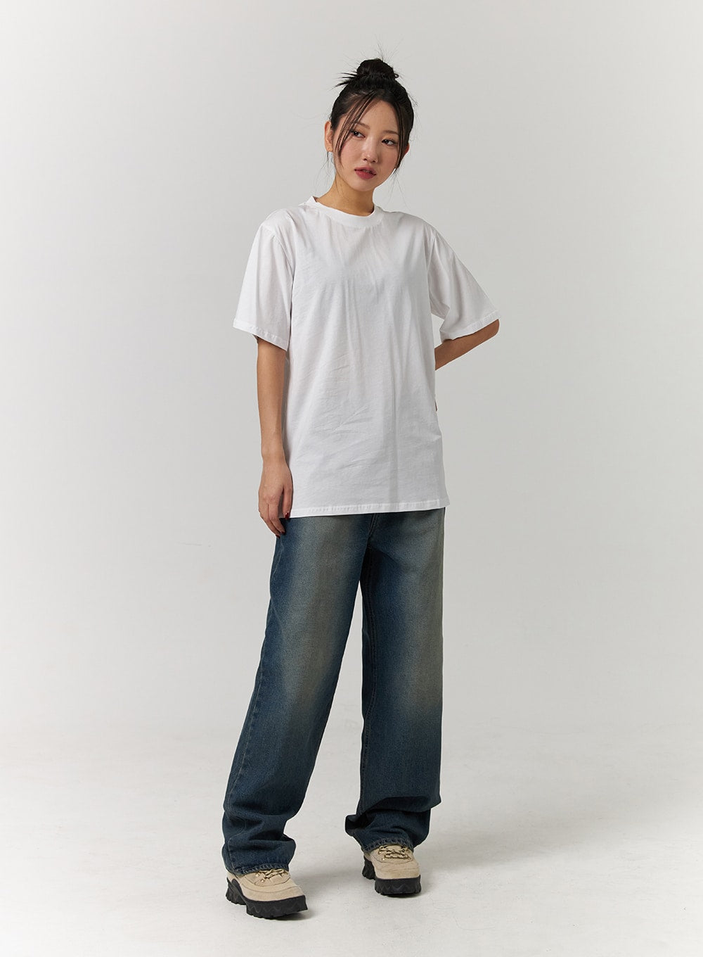 Basic Standard Fit Short Sleeve Top CD329