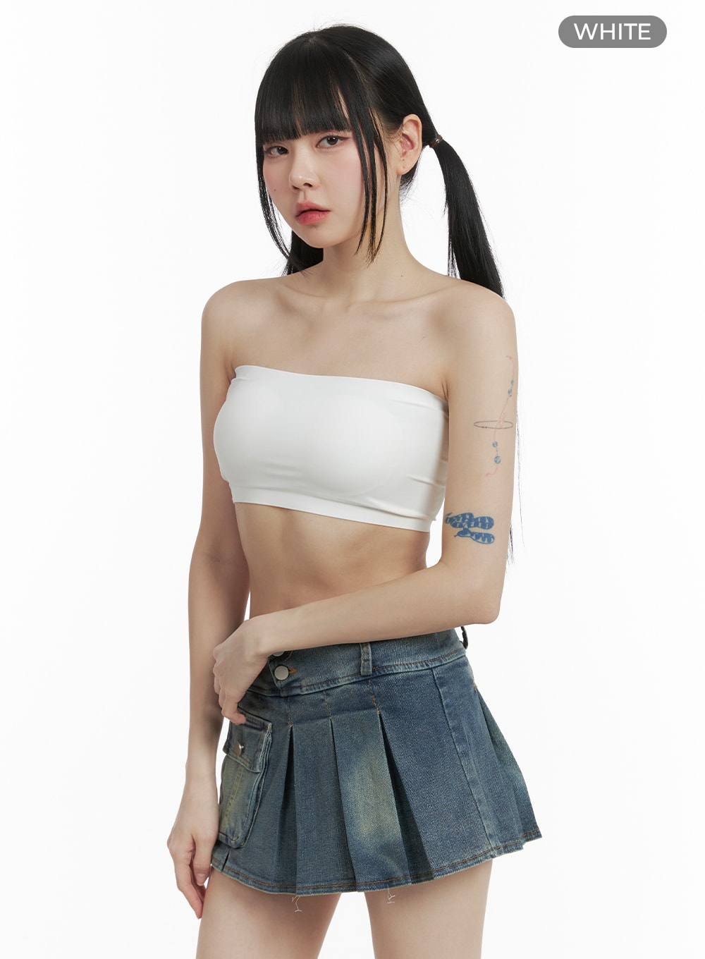 Basic Tube Crop Top OM426