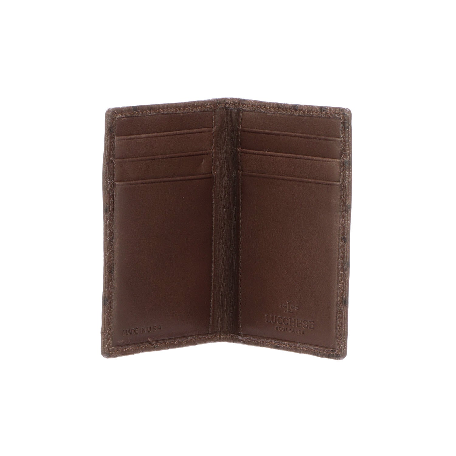 Bifold Wallet – Ostrich :: Sienna