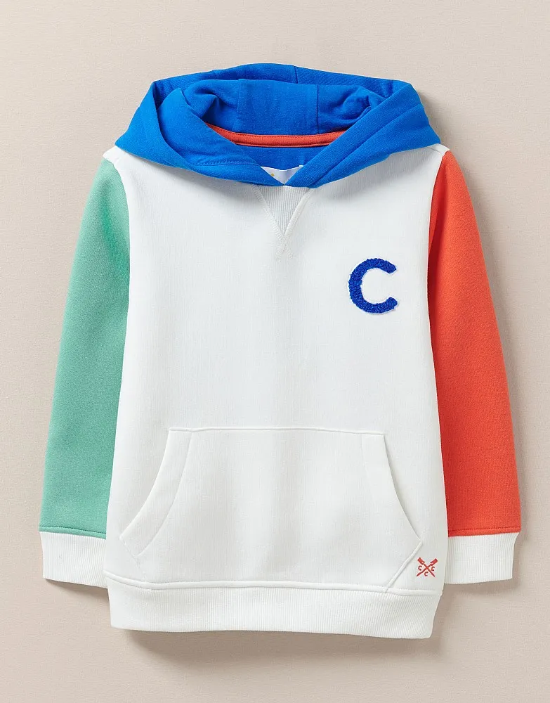 Boy's Colour Block Hoody from Crew Clothing Company