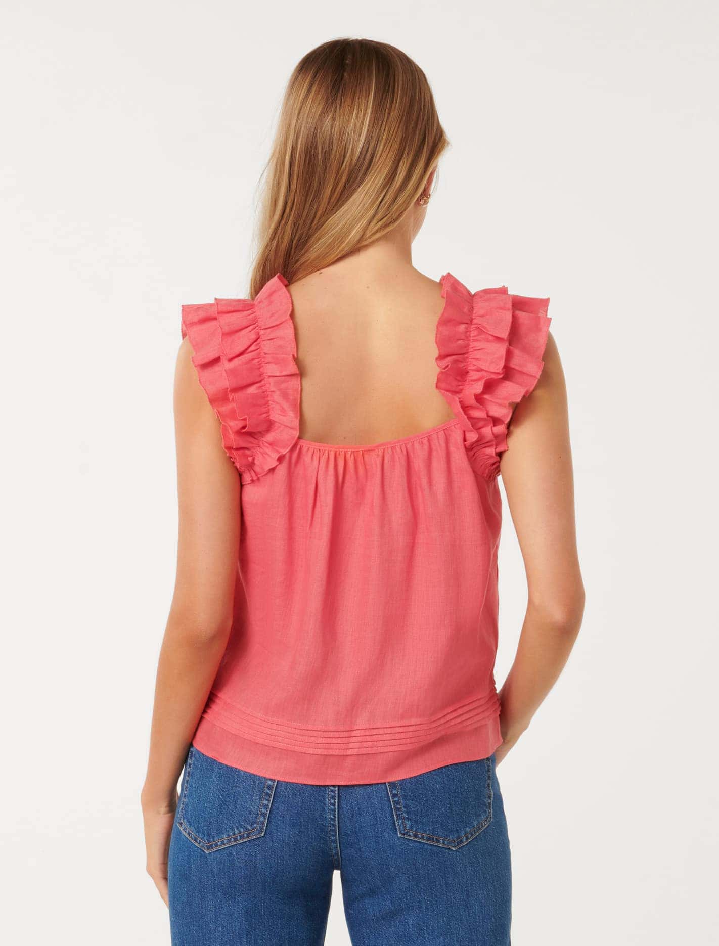 Breanna Babydoll Frill Top