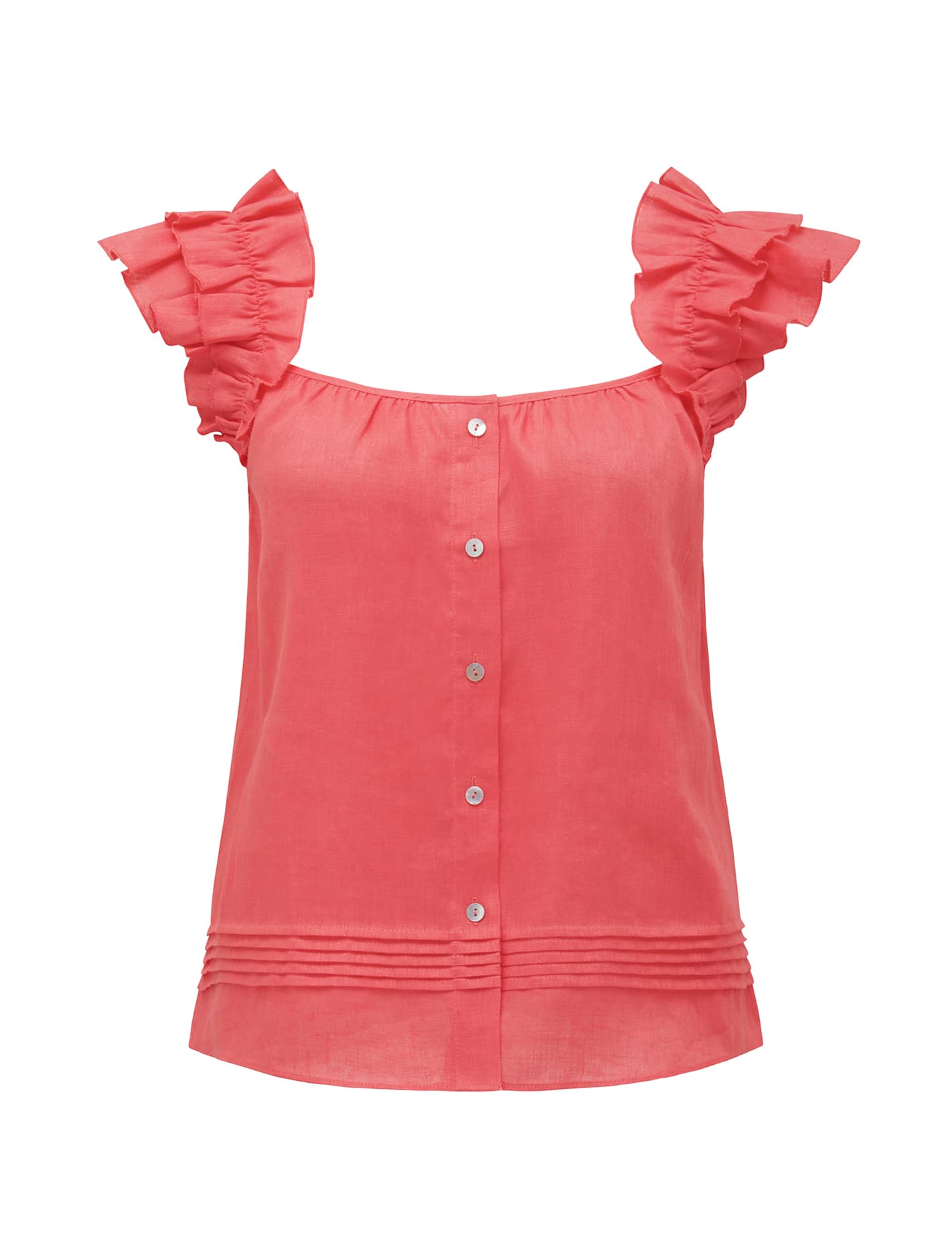 Breanna Babydoll Frill Top