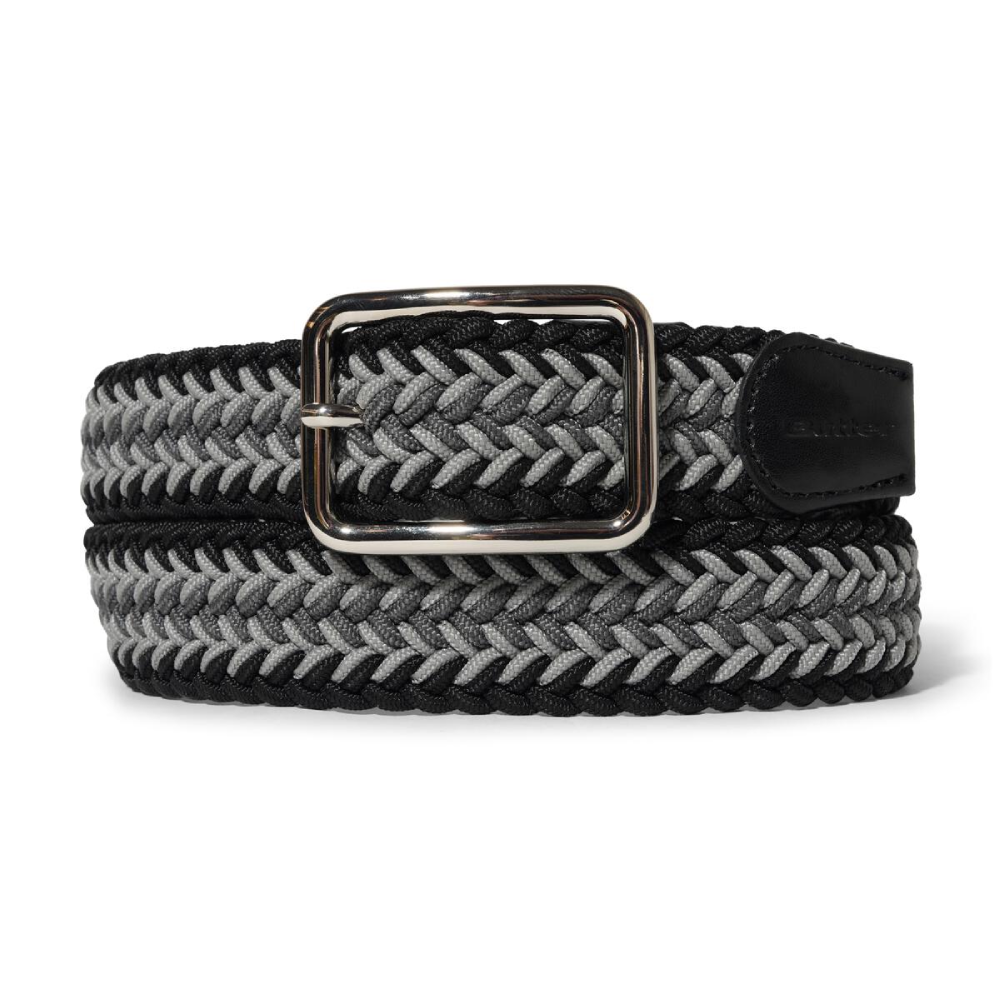 Butter Goods Braided Belt Black/Grey