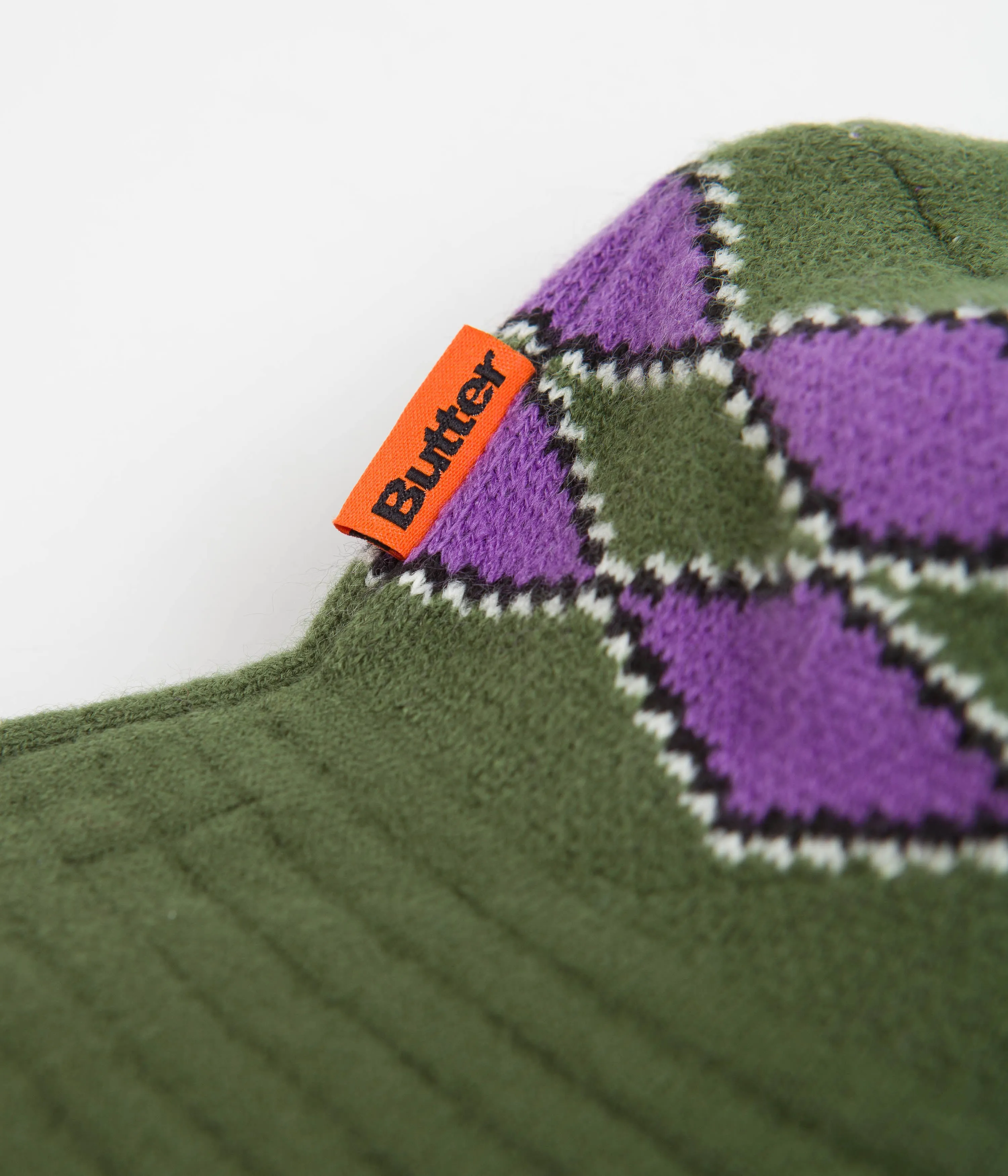 Butter Goods Diamond Knit Bucket Hat - Sage