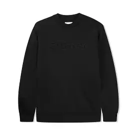 Butter Goods Embossed Logo Crewneck Sweatshirt Black