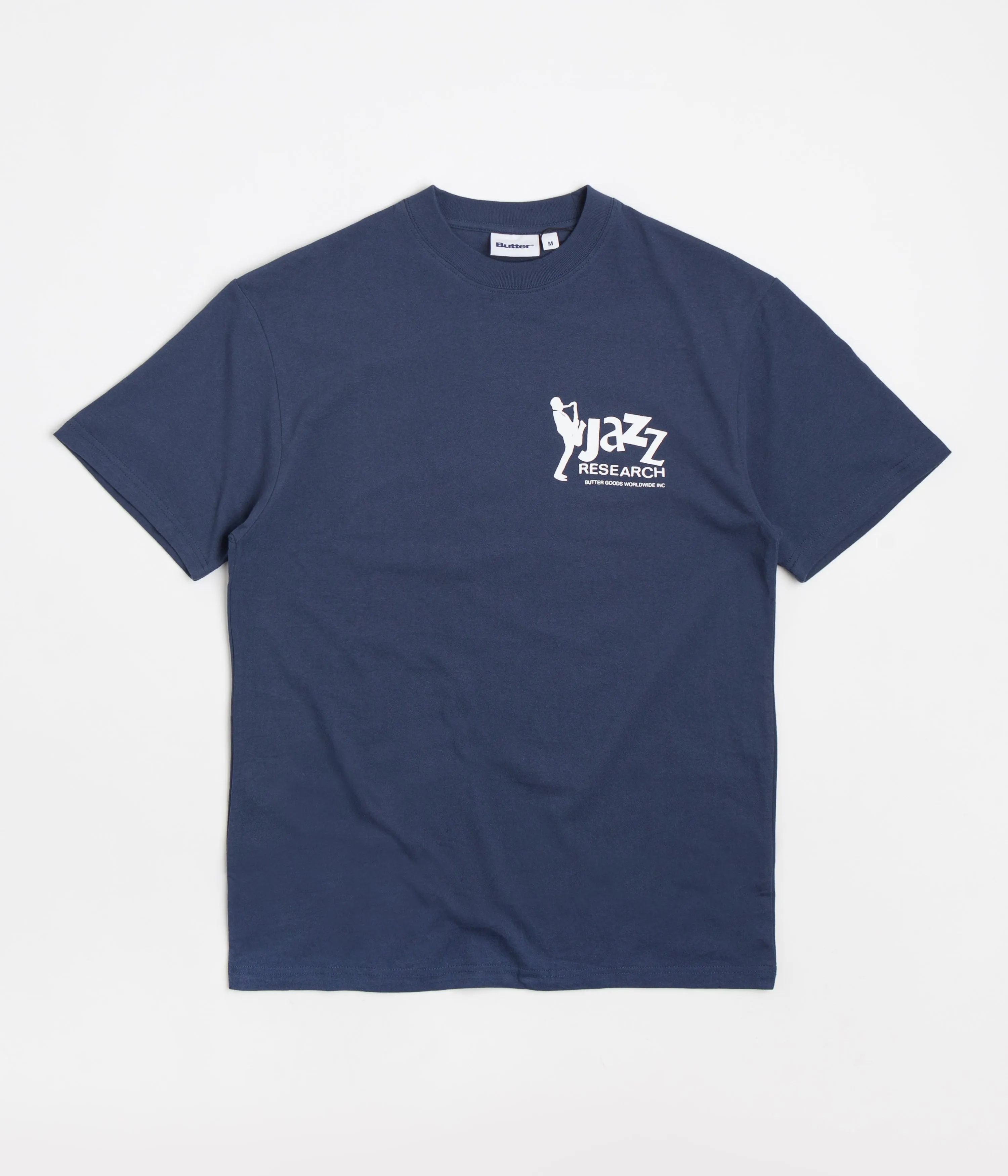 Butter Goods Jazz Research T-Shirt - Denim