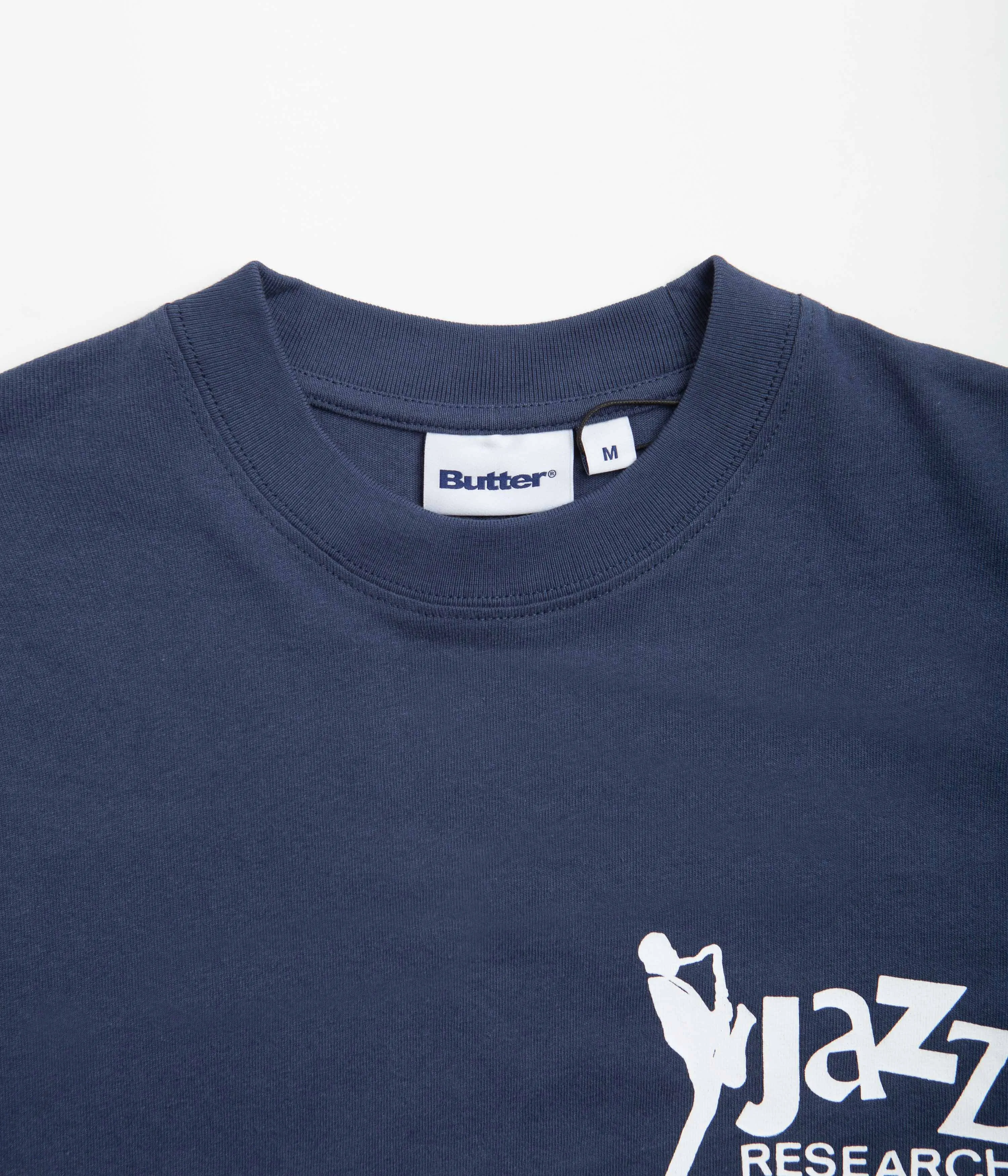 Butter Goods Jazz Research T-Shirt - Denim