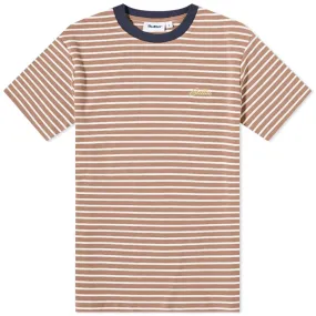 Butter Goods Parks Stripe T-ShirtMauve & White