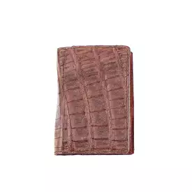 Caiman Bifold Card Case :: Brown