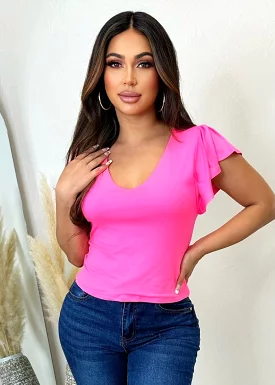 Casual Look Top Pink