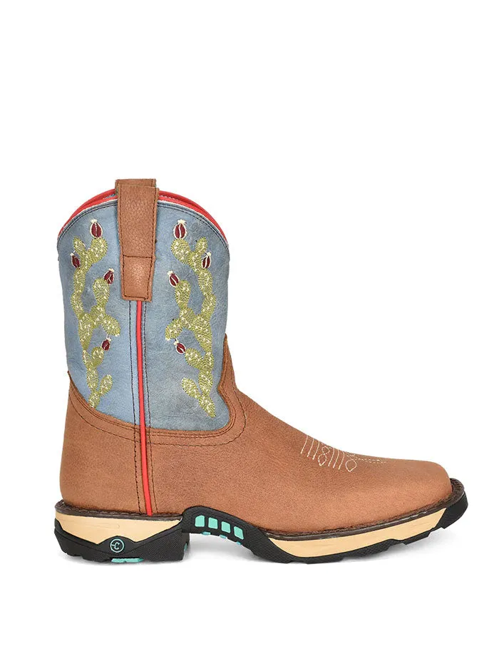 Corral W5003 Ladies Hydro Resist Boot Tan & Blue