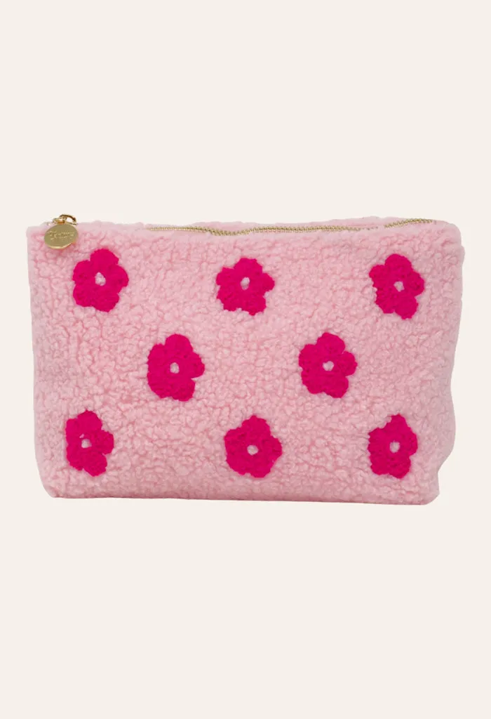 Cosmetic Teddy Bear Pouch-Pink