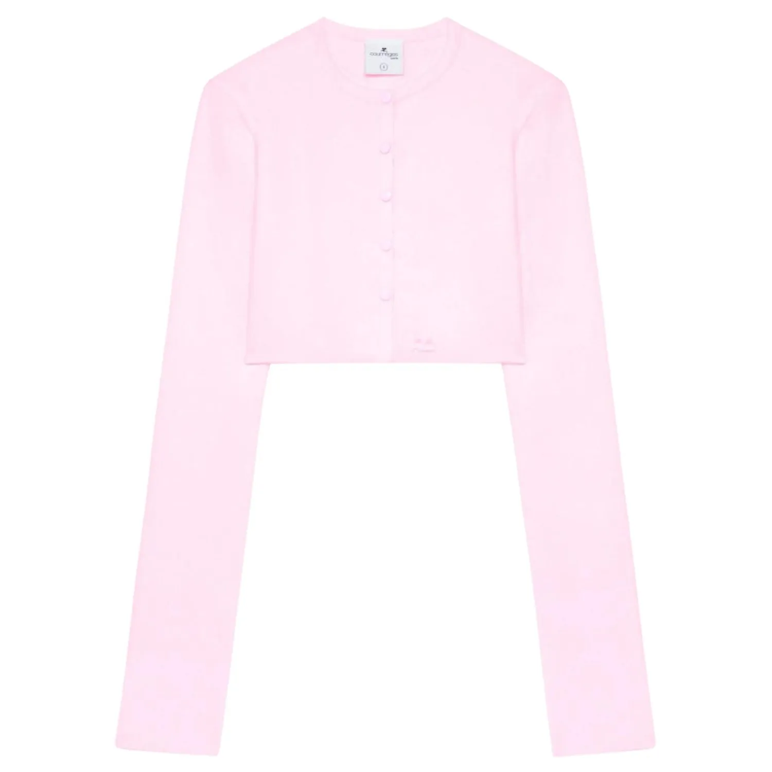 Courreges  |Casual Style Long Sleeves Plain Office Style Elegant Style