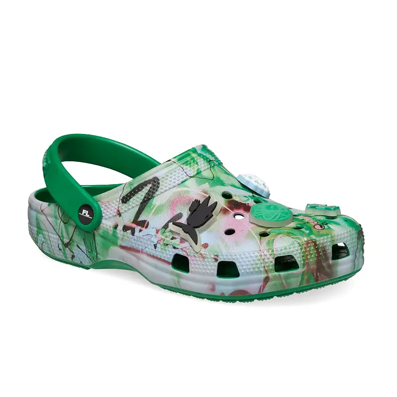 CROCS X THE FUTURA LABORATORIES CLASSIC CLOG - GREEN IVY 209622-3WH