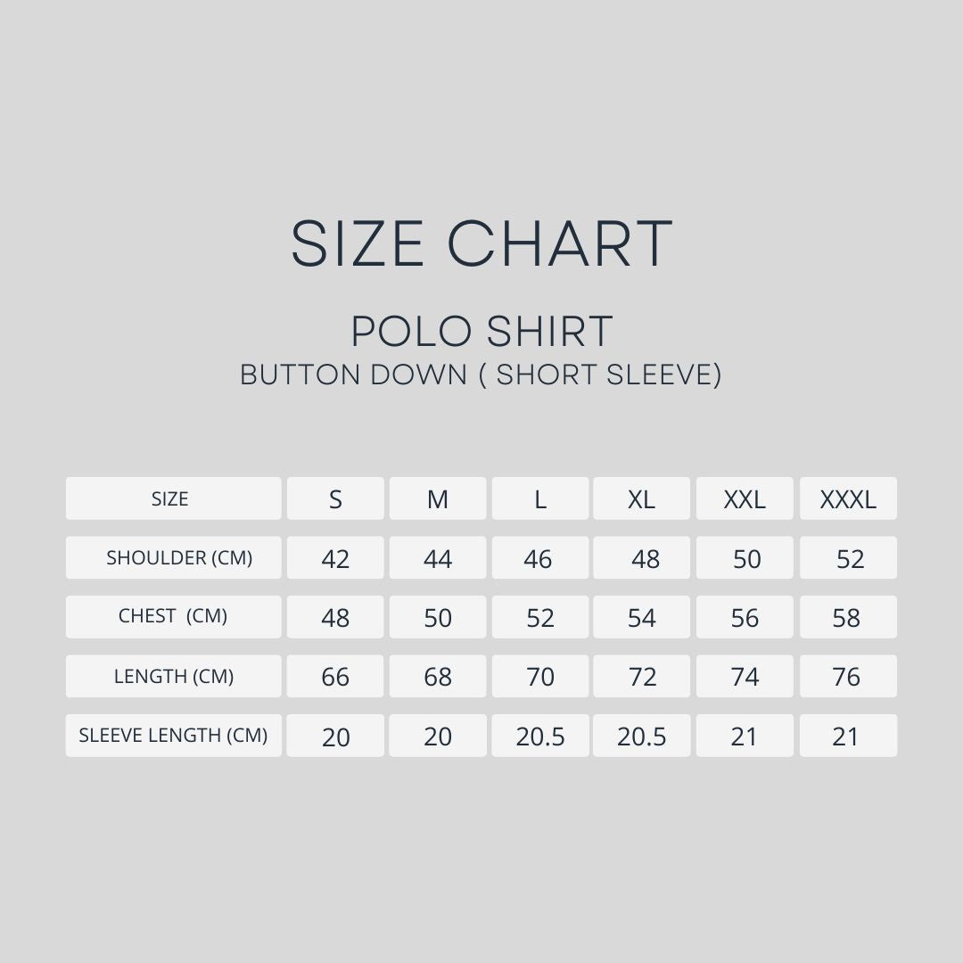 Dante Polo Button Down Short Sleeve - Light Blue