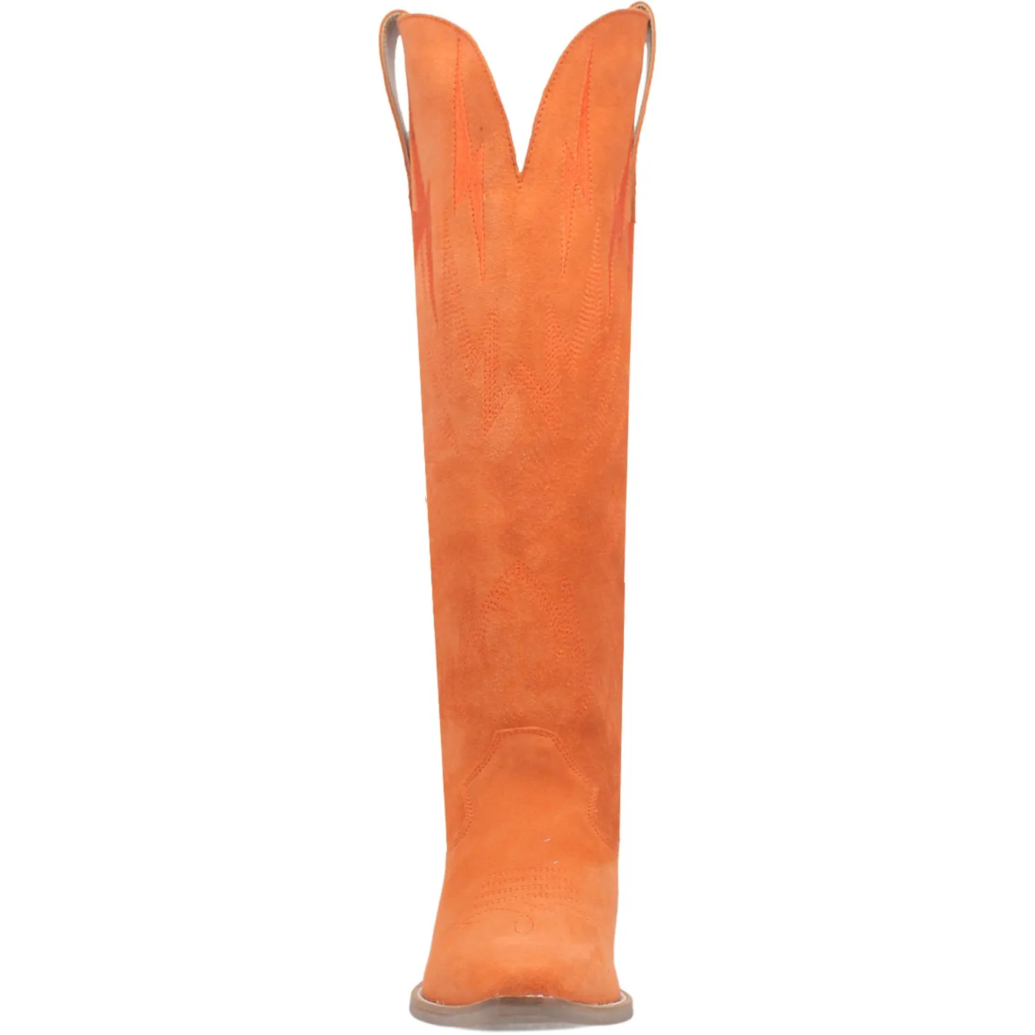 Dingo Womens Thunder Road Orange Suede Fashion Boots