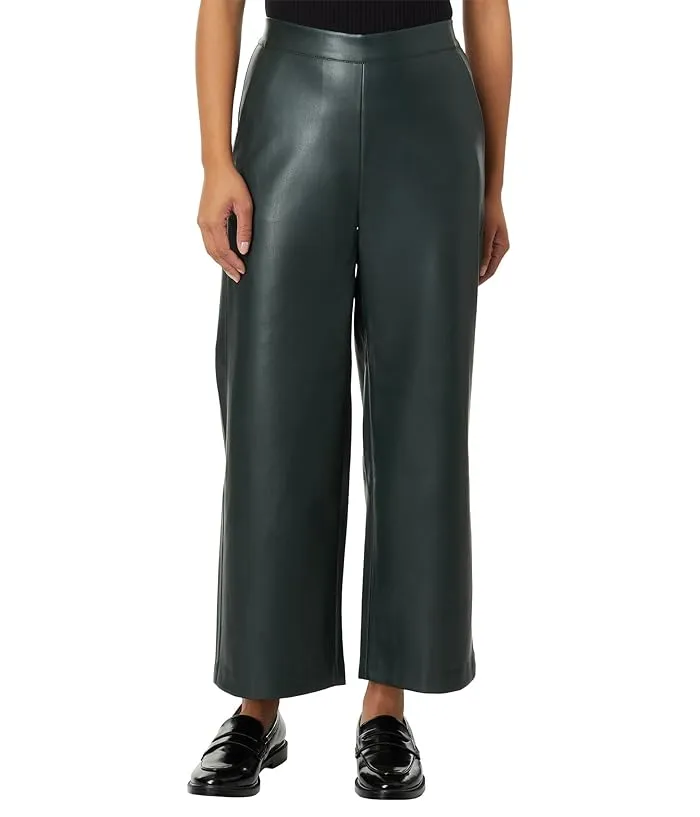 Elliott Lauren Leather Crop Wide Leg Pants Women's