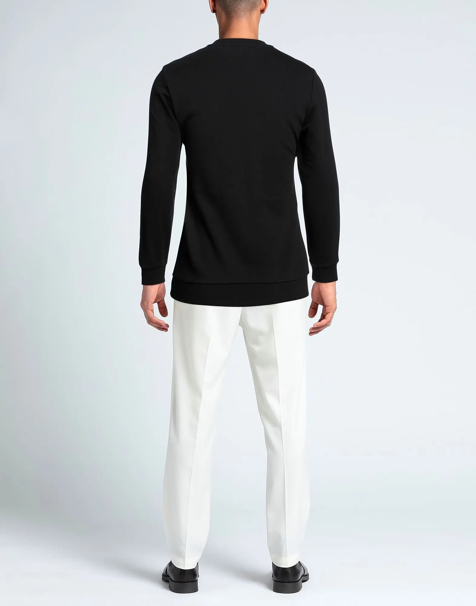 EMPORIO ARMANI  |Crew Neck Unisex Street Style Long Sleeves Plain Cotton Logo