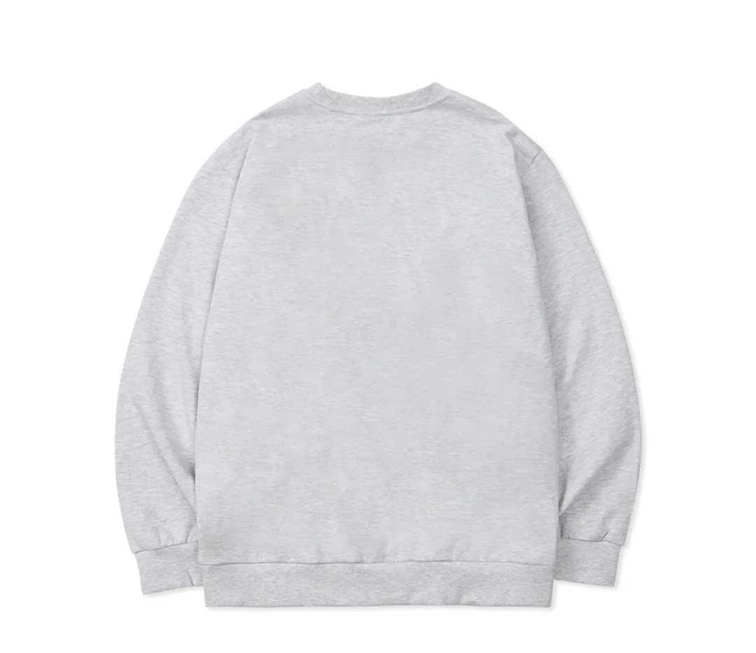 FCMM  |Unisex Street Style Long Sleeves Plain Logo Sweatshirts