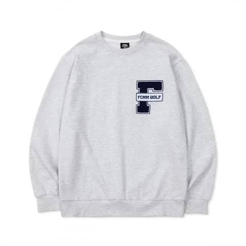 FCMM  |Unisex Street Style Long Sleeves Plain Logo Sweatshirts