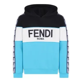 FENDI  |Sweat Street Style Long Sleeves Cotton Logo Luxury