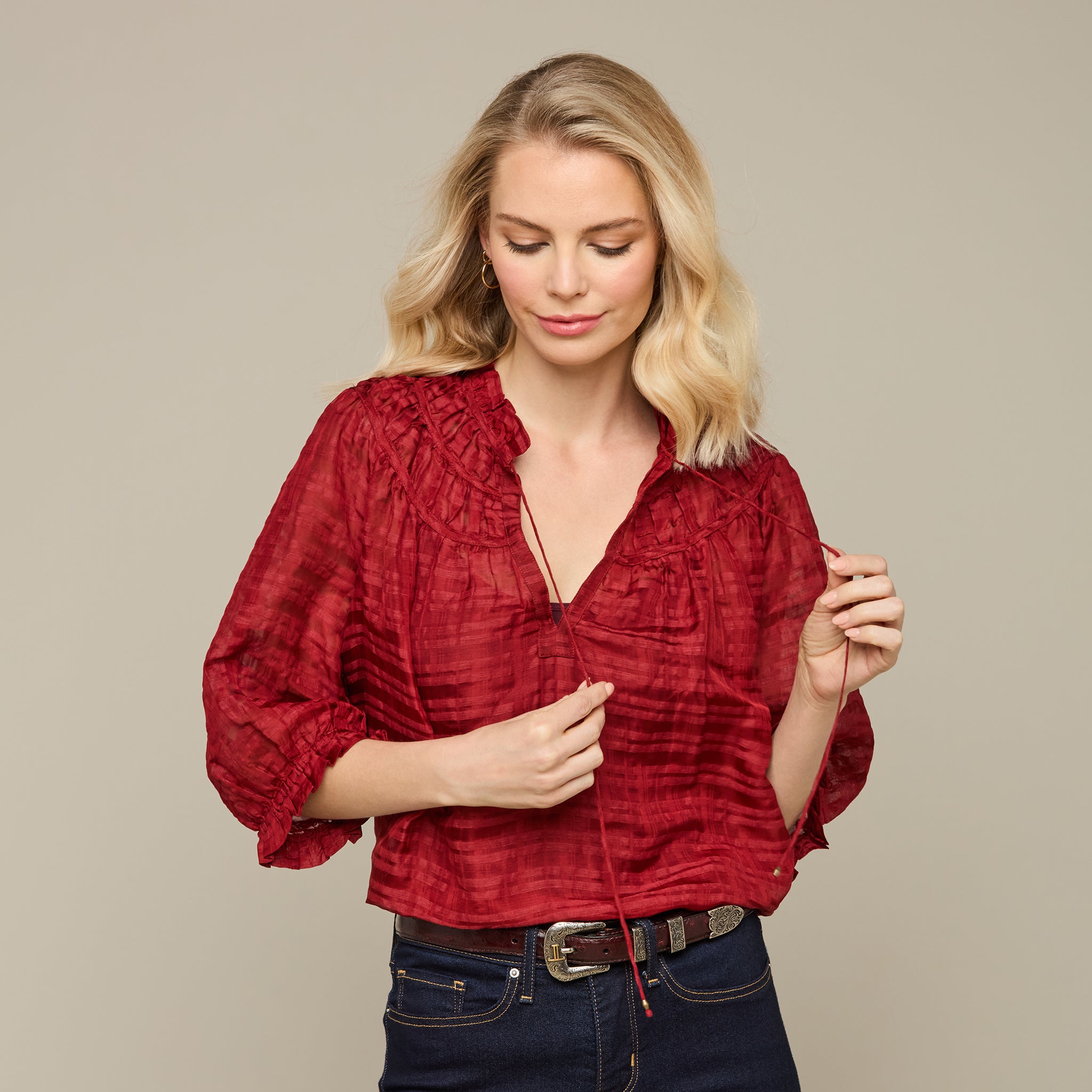 Finley Top :: Cinnamon