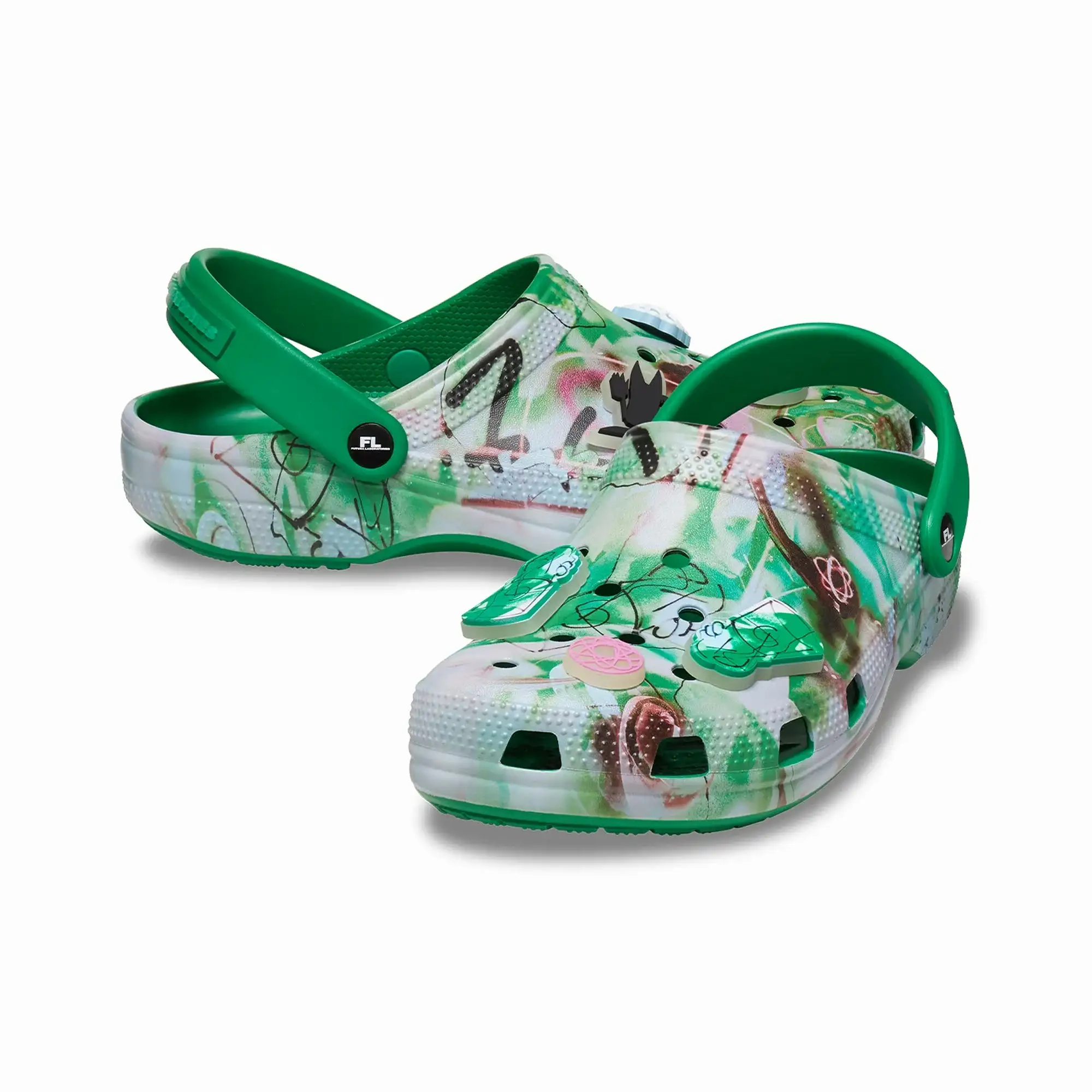 FUTURA LAB X CROCS CLASSIC RO CLOG 'GREEN IVY'