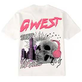 G West Jams Of The Undead Tee (White) GWPPT9030