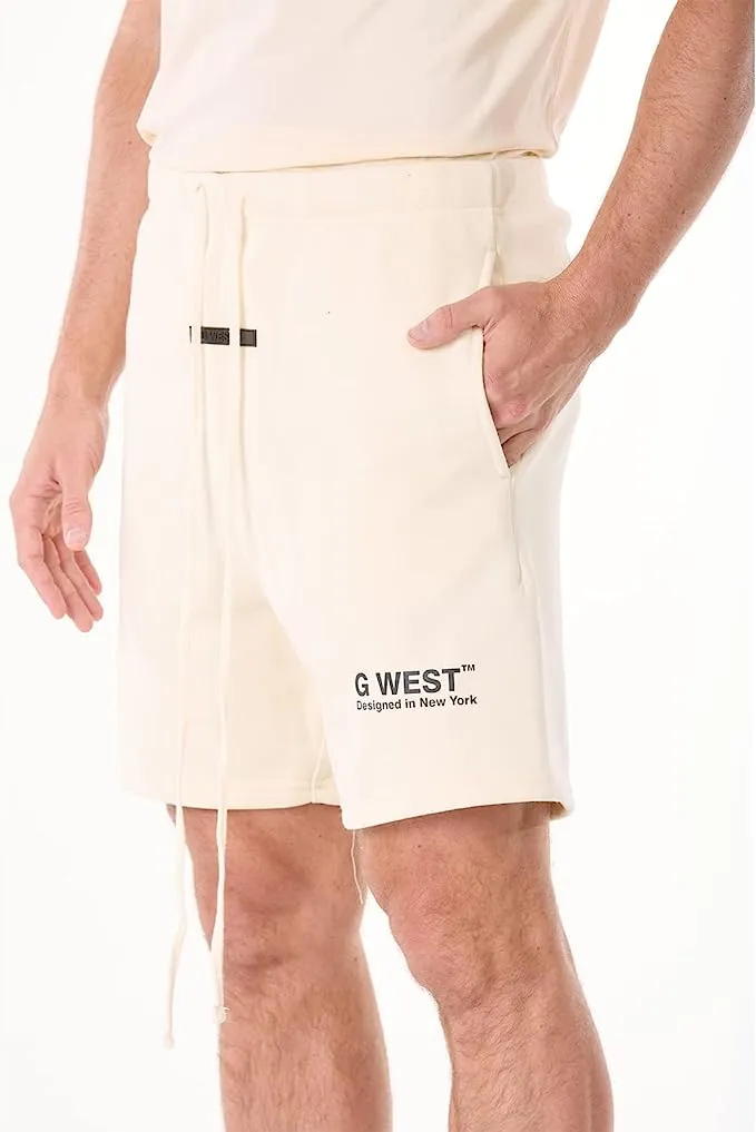 G West Mens Lifestyle Premium Sweat ShortsG