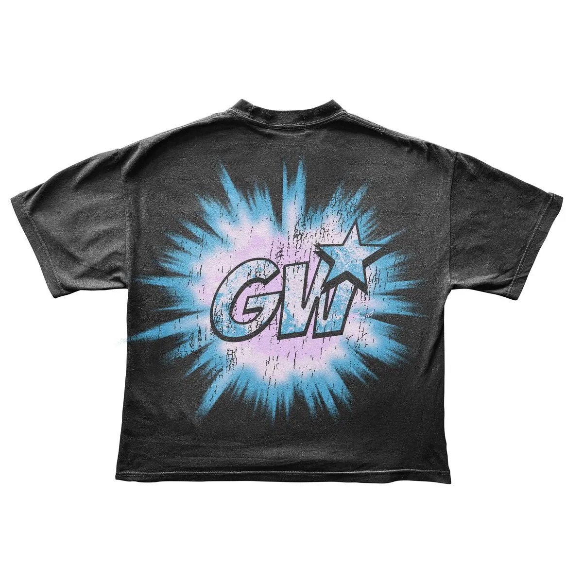 G West Supernatural Acid Wash Black Tee (Black/Multi)