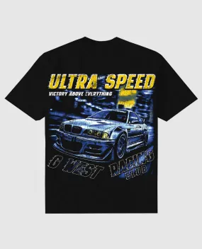 G West Ultra Speed Black Tee (Black/Yellow)