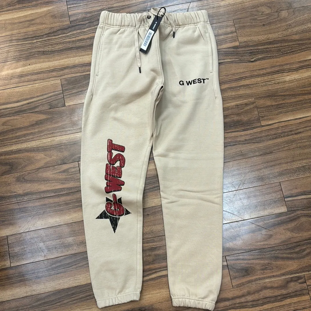 G-West -Dazzling Joggers - Tan