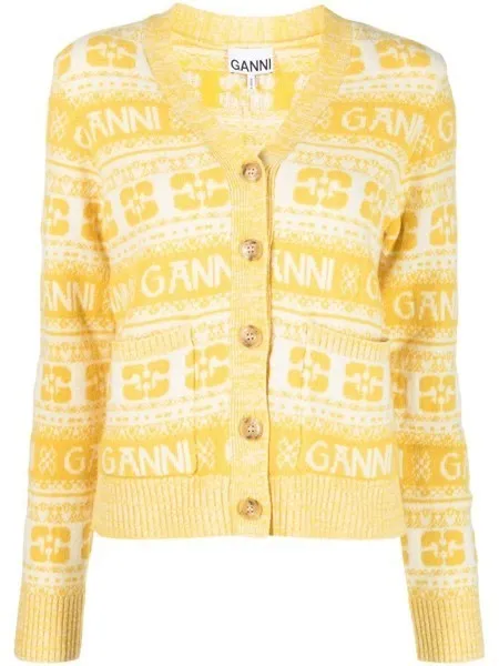 Ganni  |Casual Style Wool Blended Fabrics Long Sleeves Office Style