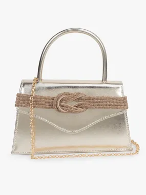 Glamorous Metallic Party Handbag