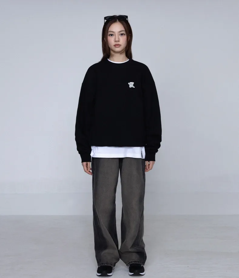 GRAVER  |[GRAVER]★SMALL CLOUD BEAR SMILE SWEATSHIRT