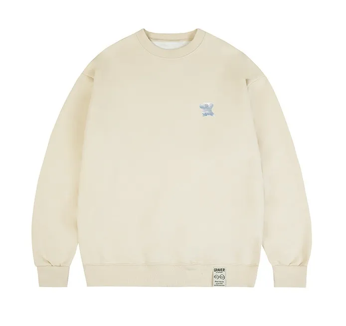 GRAVER  |[GRAVER]★SMALL CLOUD BEAR SMILE SWEATSHIRT