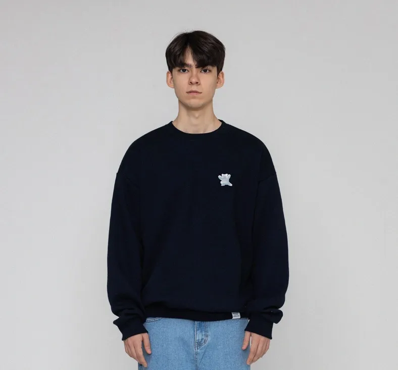 GRAVER  |[GRAVER]★SMALL CLOUD BEAR SMILE SWEATSHIRT