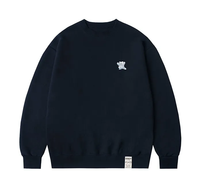 GRAVER  |[GRAVER]★SMALL CLOUD BEAR SMILE SWEATSHIRT