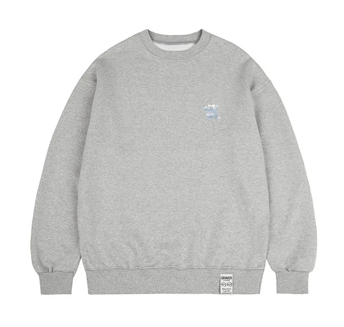 GRAVER  |[GRAVER]★SMALL CLOUD BEAR SMILE SWEATSHIRT