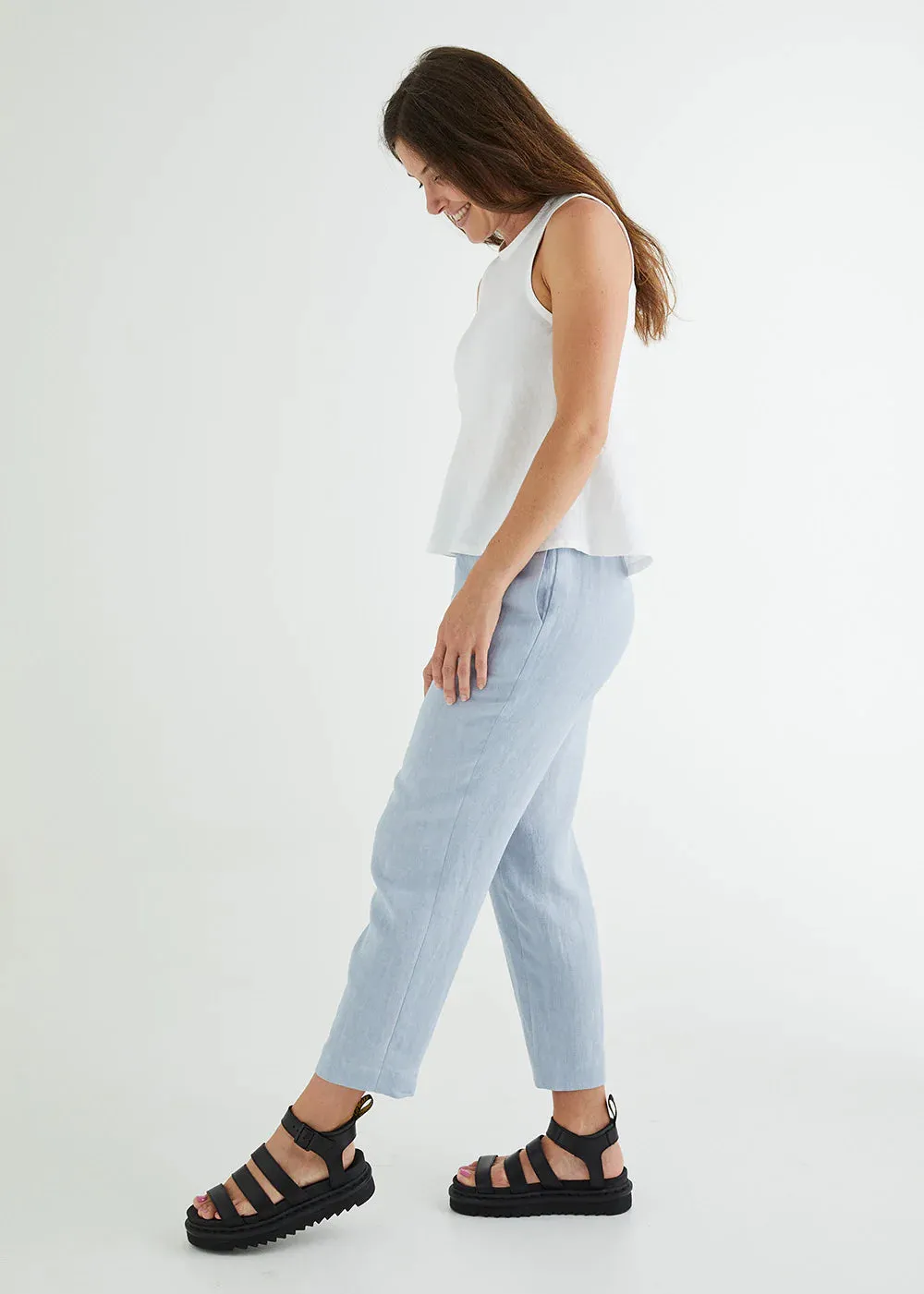 Hazel Linen Top