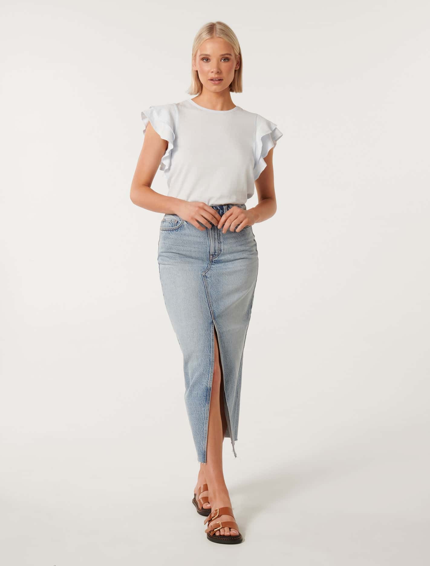 Hera Double Ruffle Top