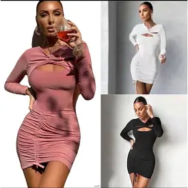 Hollow Out Sexy bodycon Dress