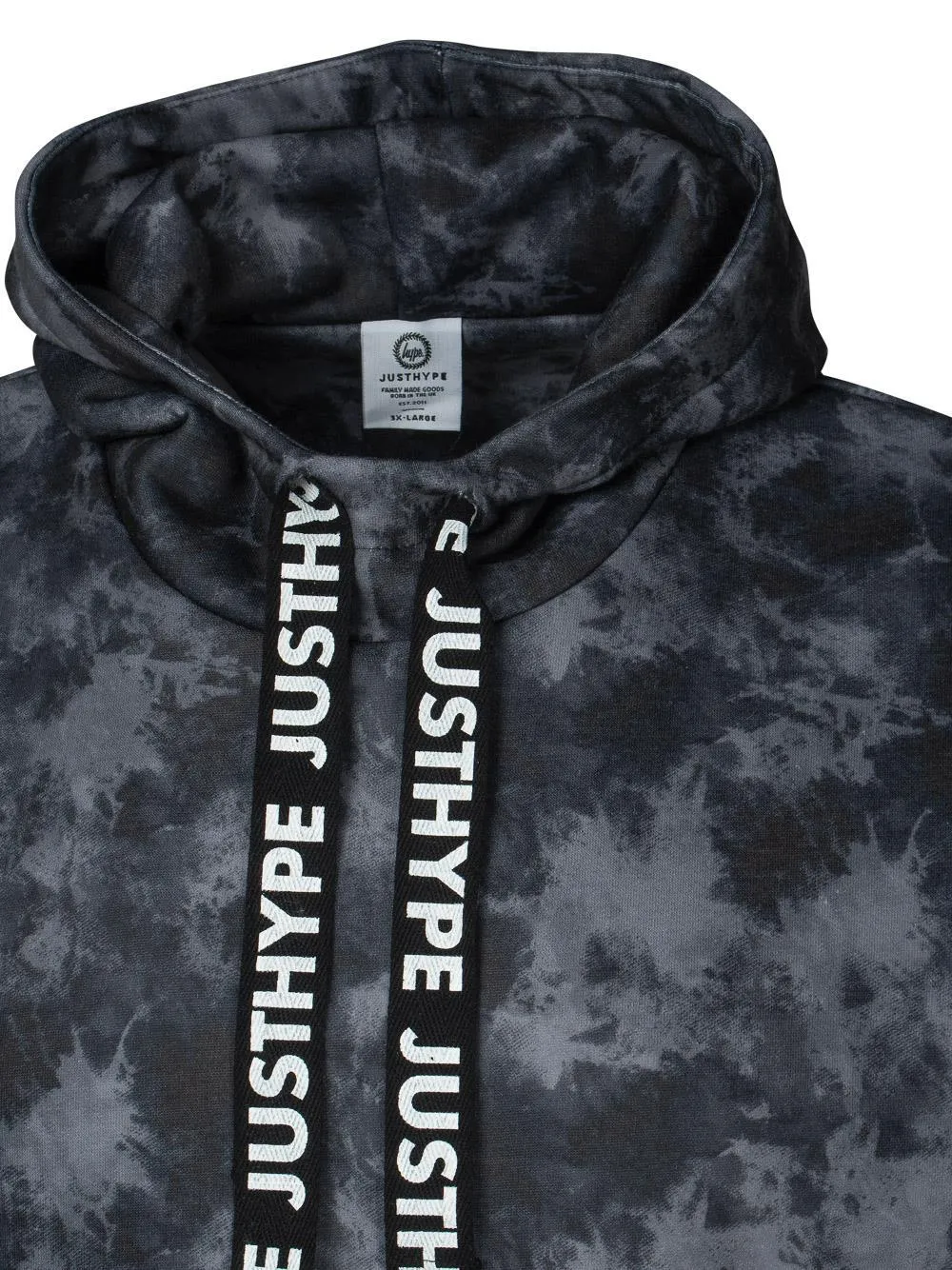 Hype Acid Wash Hoody - Grey