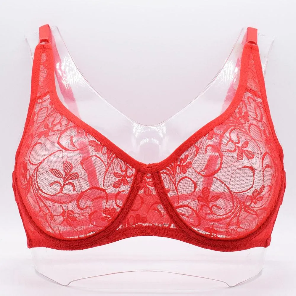 Lace Underwired BH Hollow Out Bra