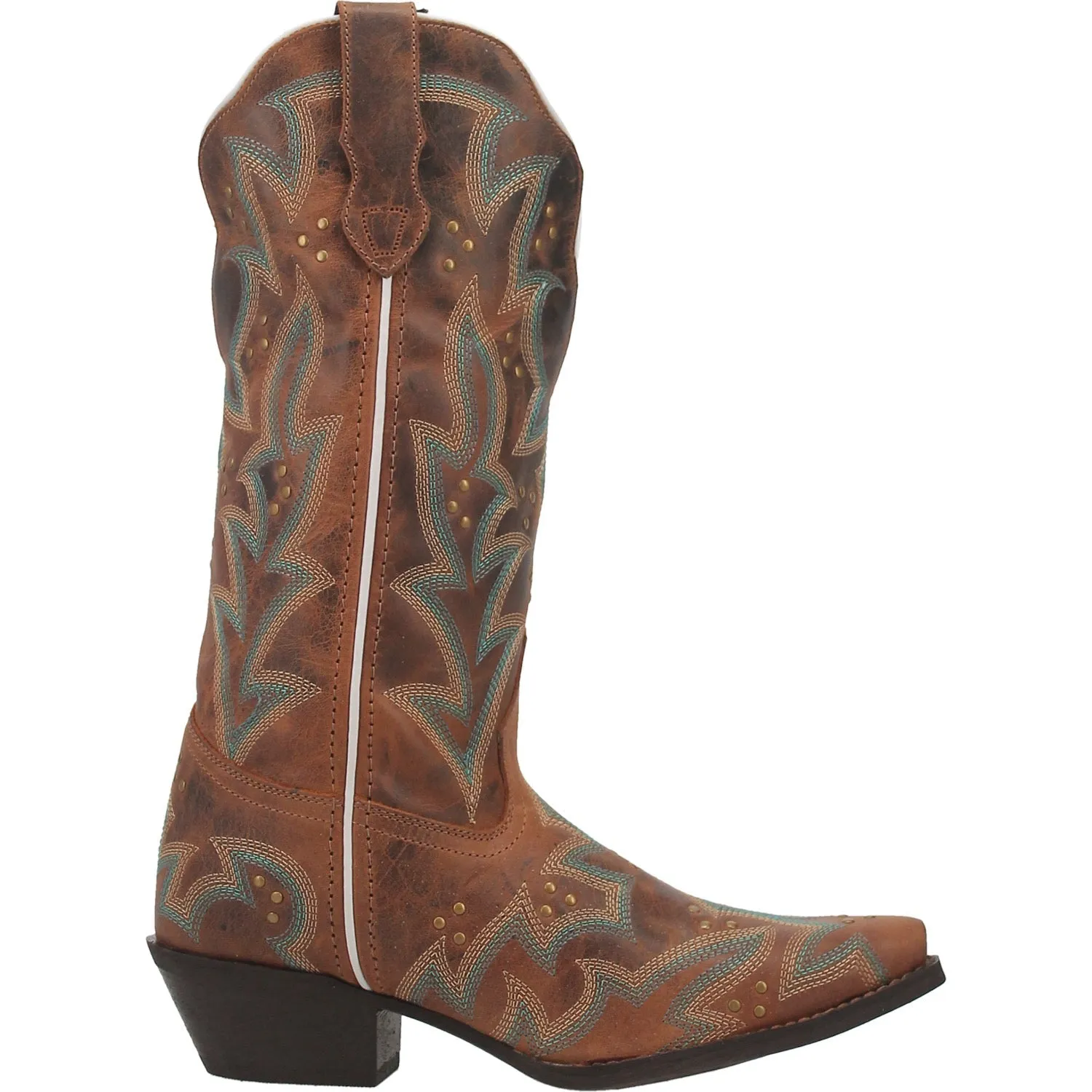 Laredo Womens Adrian Cowboy Boots Leather Honey